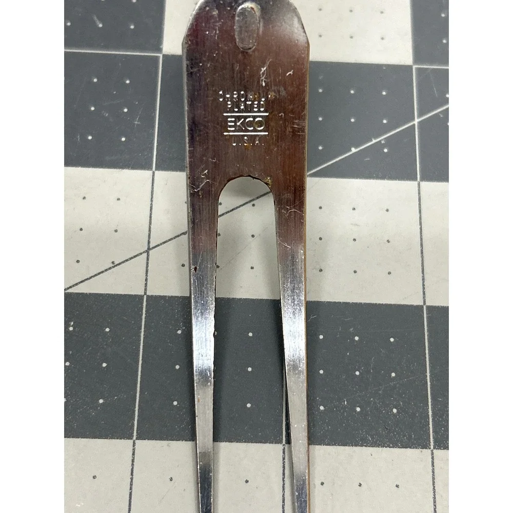 Vintage Kitchen Utensil Mixed Set Serving Tools 4pc Ecko Stainless Steel Korea